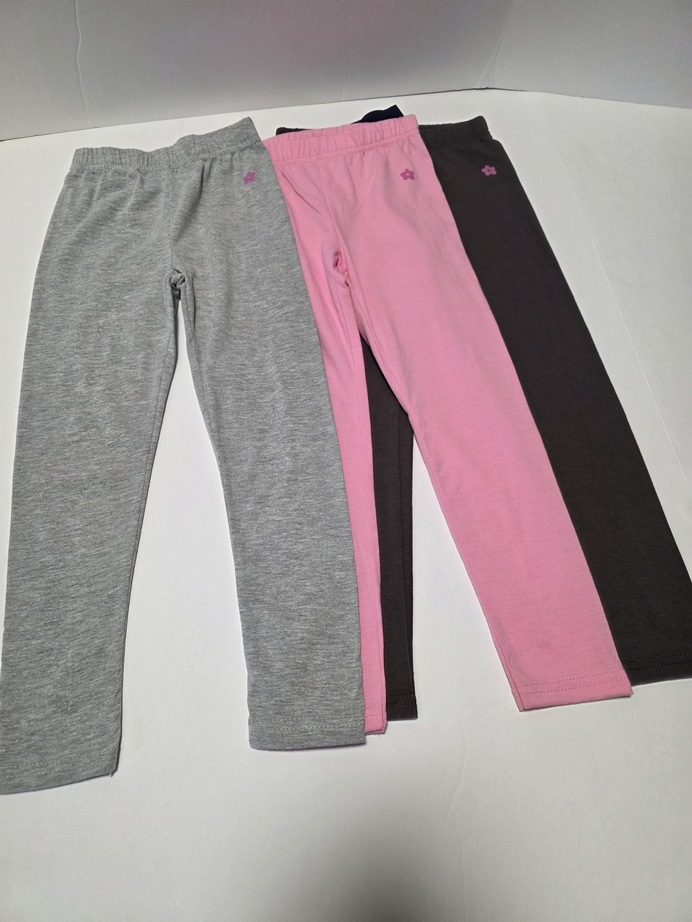 Limited Too Girls' Size 5 Legging Pack in Pink, Charcoal, Gray - New - Picture 7 of 9